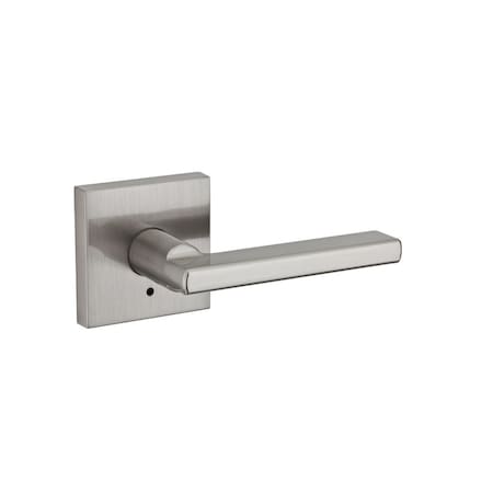 Kwikset Privacy Lever Halifax Satin Nickel Right or Left Handed Satin Nickel 97300-896